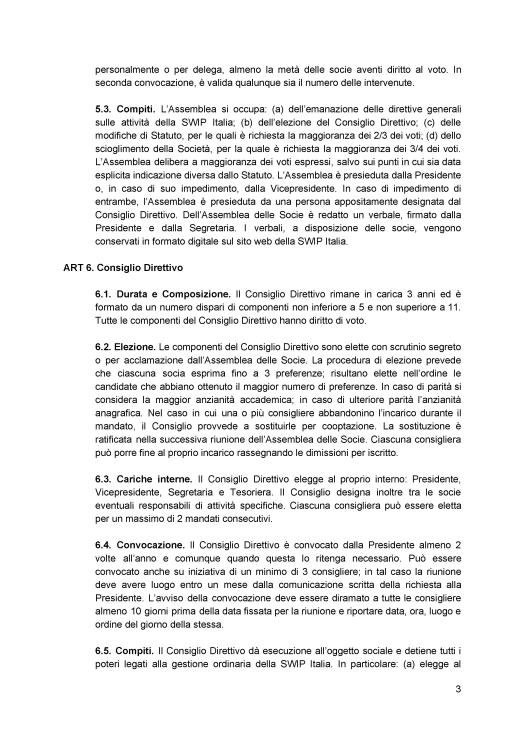 Statuto ratificato SWIP Italia 3